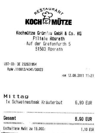 gvce Hffner Kochmtze Restaurant